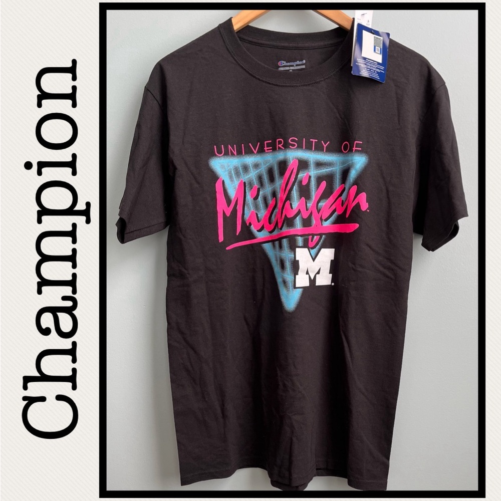 NWT Champion University of Michigan Tee Size M
